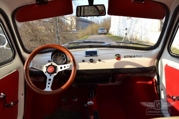 ретро автомобиль FIAT ABARTH 695 1965 год выпуска 