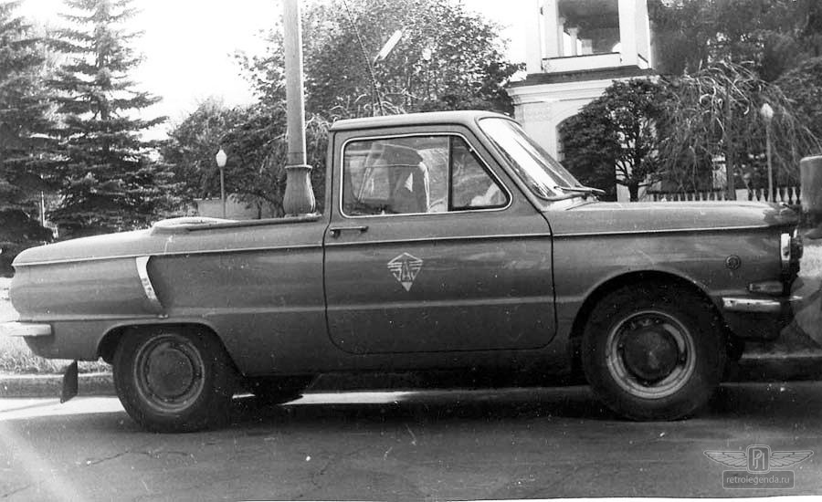 ретро автомобиль ЗАЗ-968А Пикап 1978 год выпуска 