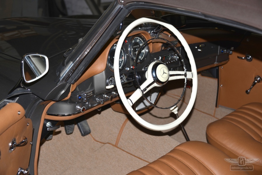 ретро автомобиль Mercedes-Benz 190SL 1960 год выпуска 