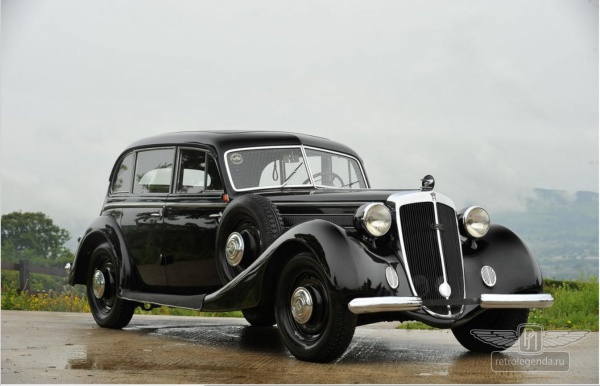 ретро автомобиль HORCH 930V 1938 год выпуска 