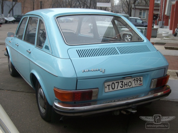 ретро автомобиль Volkswagen Typ 411 1969 год выпуска 
